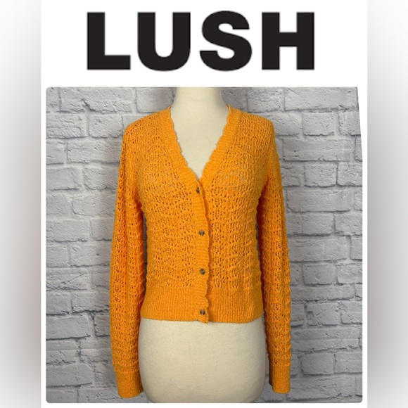 Lush Sweaters - NWT Lush open stitch cardigan size XS